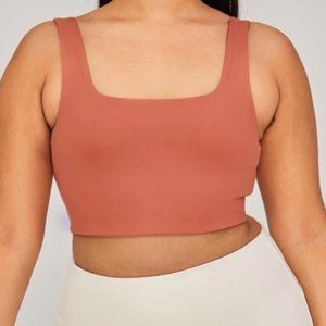 BRICK TOMMY CROPPED BRA*Girlfriend Collective*MEDIUM